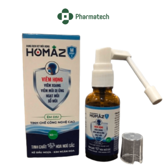 xịt mũi họng Homaz